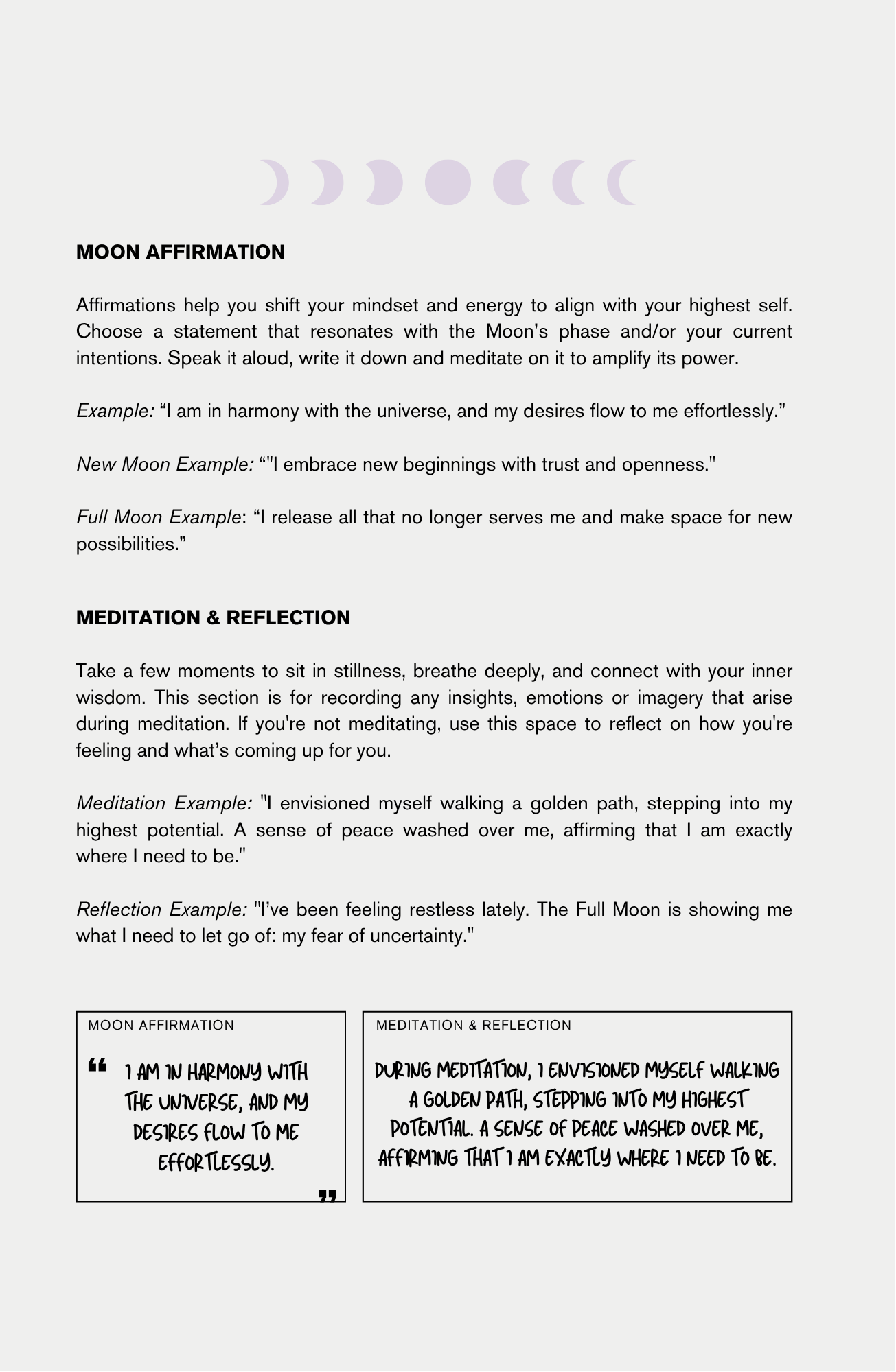 The Moon Journal by moonbeams™