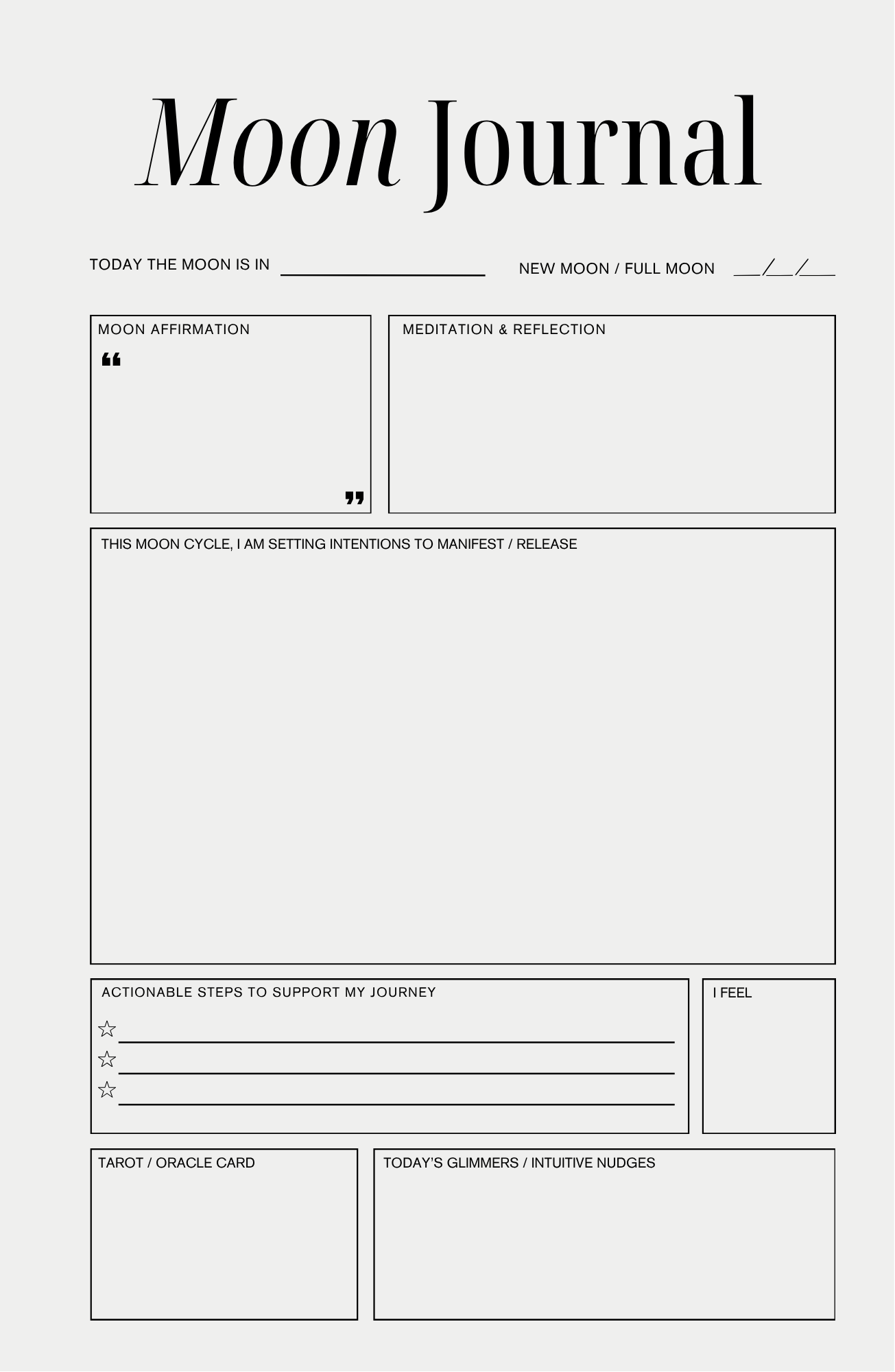 The Moon Journal by moonbeams™