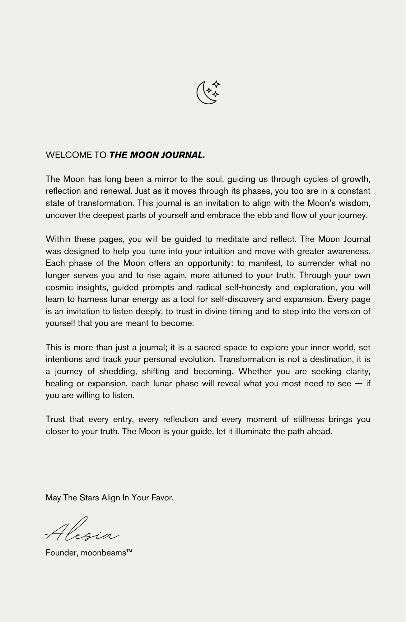 The Moon Journal by moonbeams™